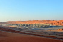 Aramco’s NGL recovery plant in Shaybah oil field in the Empty Quarter of the Arabian Peninsula, southeast of Saudi Arabia.