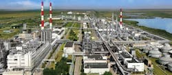 Savrolen petrochemical complex in Budennovsk, Stavropol Region, Russia.