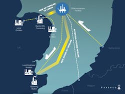 Poseidon CCS project map.