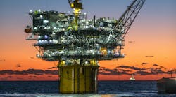 Hess-operated Tubular Bells platform in the US Gulf of Mexico.
