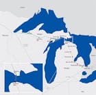 Enbridge Line 5 map, Michigan. 