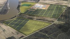 DGF's 3,000-acre site selection in St. James Parish, La. (Fig. 1).