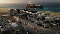 Artistic rendering of ADNOC's Ruwais LNG project.