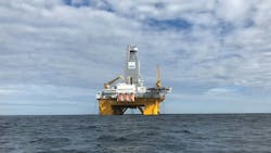 Deepsea Nordkapp drilling rig.