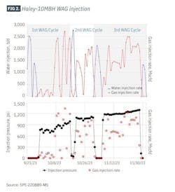 FIG 2. Haley-10MBH WAG injection