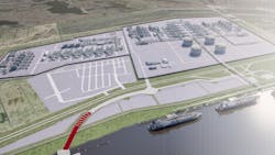 Venture Global Plaquemines LNG plan (Illustration).