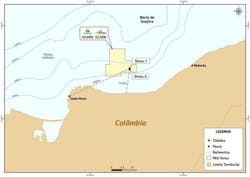 Petrobras operations offshore Colombia