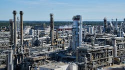OMV's integrated refining complex in Schwechat, Austria.