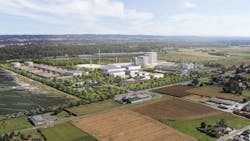 Rendering of Elyse Energy's proposed SAF plant in France