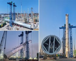 propylene separation tower