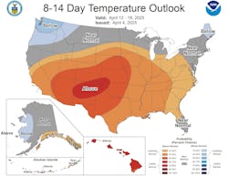 8-14 day temperature outlook