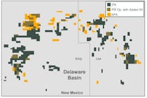 Permian Resources - APA acquisition map