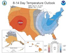 8-14 day temperature outlook